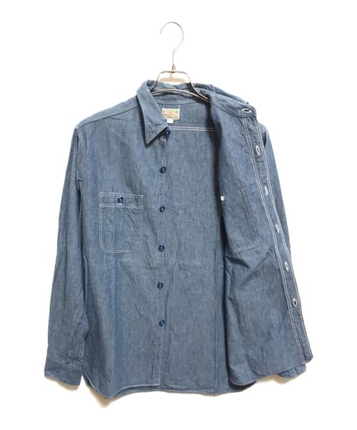 BUZZ RICKSON'S（バズリクソンズ）Buzz Rickson's (バズリクソンズ) シャンブレーワークシャツ ブルー サイズ:SIZE 15-15 1/2の古着・服飾アイテム