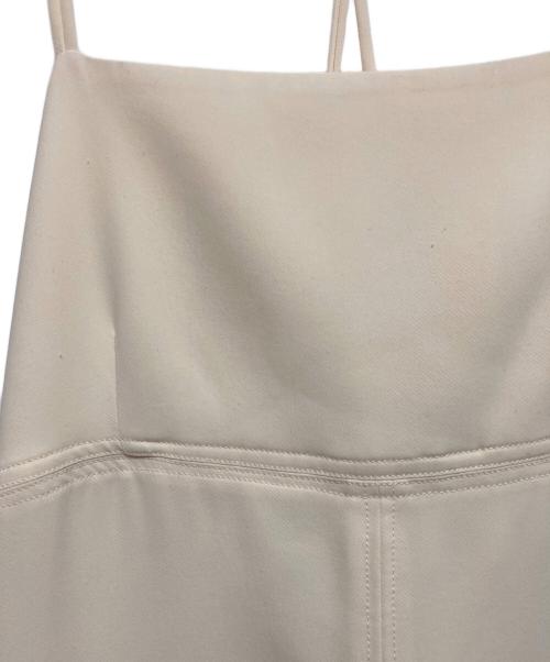 MIESROHE（ミースロエ）MIESROHE (ミースロエ) washableナローキャミソールワンピース アイボリー サイズ:Fの古着・服飾アイテム