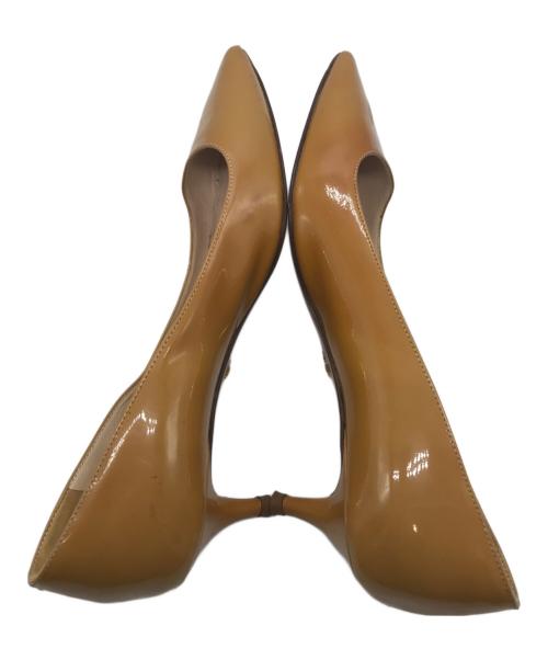 PRADA（プラダ）PRADA (プラダ) ポインテッドトゥパンプス ベージュ サイズ:36　1/2の古着・服飾アイテム