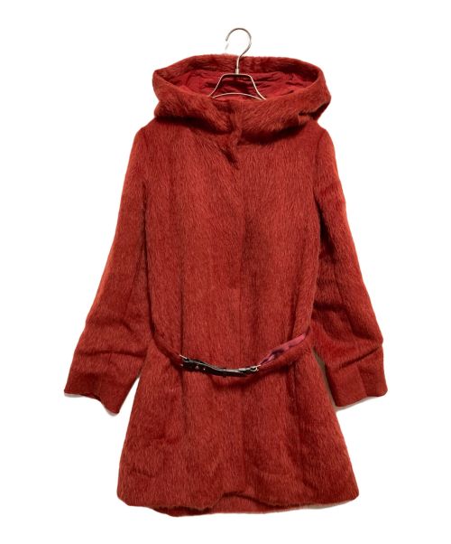 'S Max Mara（エスマックスマーラ）'S Max Mara (エスマックスマーラ) アルパカ混コート レッド サイズ:42の古着・服飾アイテム