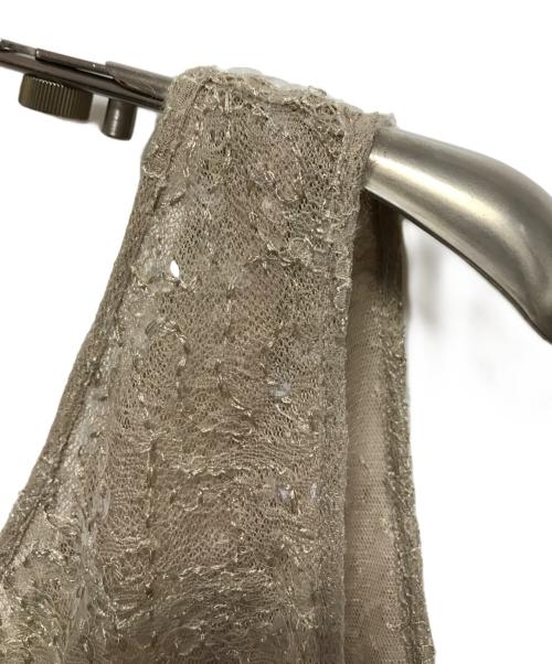 Diagram（ダイアグラム）Diagram (ダイアグラム) スパンコールレースオールインワン ベージュ サイズ:SIZE 36の古着・服飾アイテム