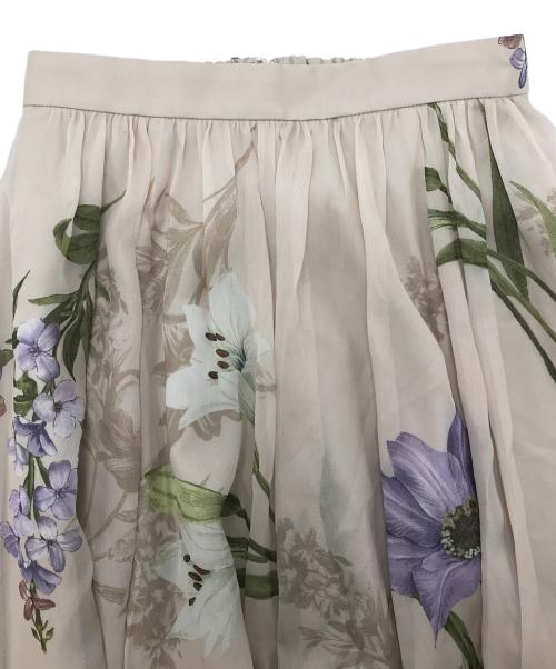 Rirandture（リランドチュール）Rirandture (リランドチュール) 総柄スカート ベージュ 未使用品の古着・服飾アイテム
