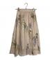 Rirandture（リランドチュール）の古着「総柄スカート」｜ベージュ