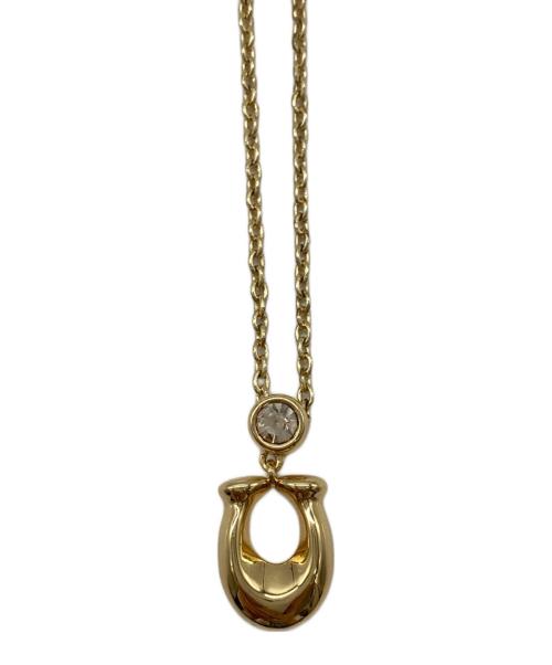 COACH（コーチ）COACH (コーチ) シグネチャー クリスタル ネックレス ゴールドの古着・服飾アイテム