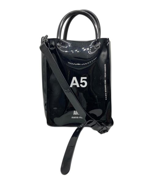 NaNa-NaNa（ナナナナ）nana-nana (ナナナナ) Akira (アキラ) クリアショルダーバッグ ブラック×ホワイトの古着・服飾アイテム