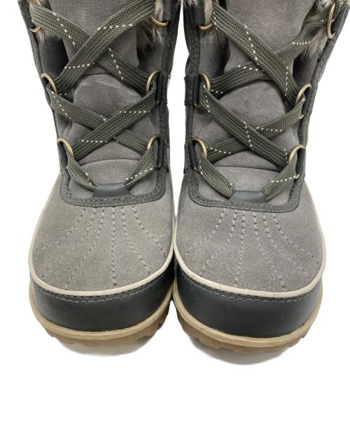 SOREL（ソレル）SOREL (ソレル) TIVOLI II WOMENS SUEDE ブーツ グレー サイズ:SIZE 22.5cmの古着・服飾アイテム