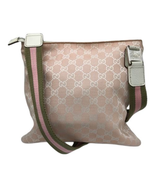 GUCCI（グッチ）GUCCI (グッチ) ショルダーバッグ ピンクの古着・服飾アイテム