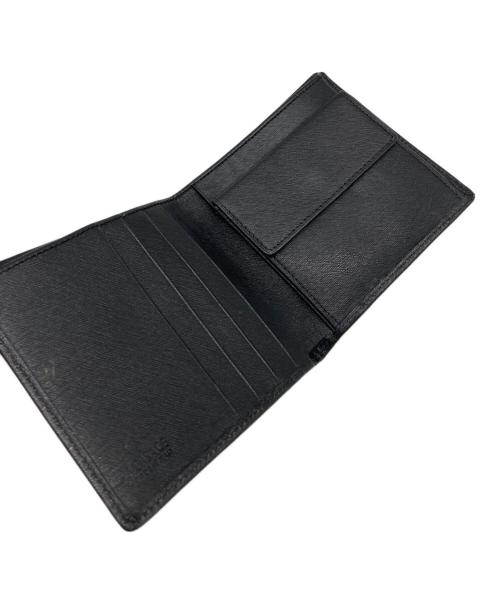 VERSACE（ヴェルサーチェ）VERSACE (ヴェルサーチェ) 2つ折り財布 ブラックの古着・服飾アイテム