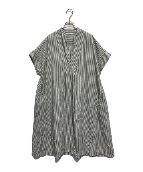 ne quittez pas（ヌキテパ）ne quittez pas (ヌキテパ) Poplin Stripe Big Shirts Dress マルチカラー サイズ:なし(下記参照)の古着・服飾アイテム