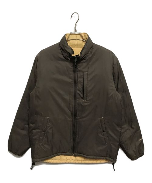Eddie Bauer（エディーバウアー）Eddie Bauer (エディーバウアー) リバーシブル中綿ジャケット イエロー サイズ:Mの古着・服飾アイテム