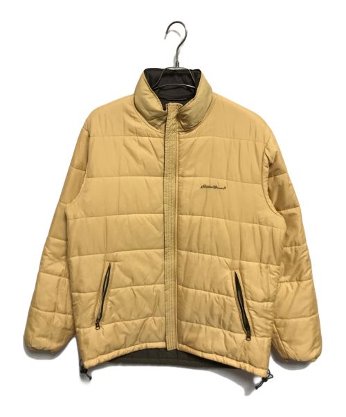 Eddie Bauer（エディーバウアー）Eddie Bauer (エディーバウアー) リバーシブル中綿ジャケット イエロー サイズ:Mの古着・服飾アイテム
