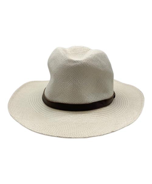 Homero Ortega（オメロ オルテガ）homero ortega (オメロ オルテガ) パナマハット アイボリー サイズ:XXLの古着・服飾アイテム