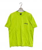 stussyステューシー）の古着「プリントTシャツ」｜イエロー