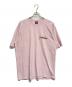 stussy（ステューシー）の古着「プリントTシャツ」｜ピンク