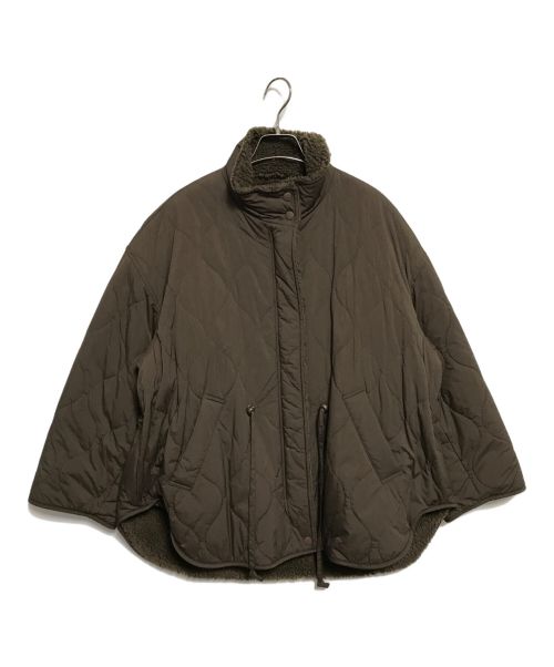 SLOBE IENA（スローブ イエナ）SLOBE IENA (スローブ イエナ) PAキルト*ムックボアリバーシブルブルゾン ブラウン サイズ:FREEの古着・服飾アイテム
