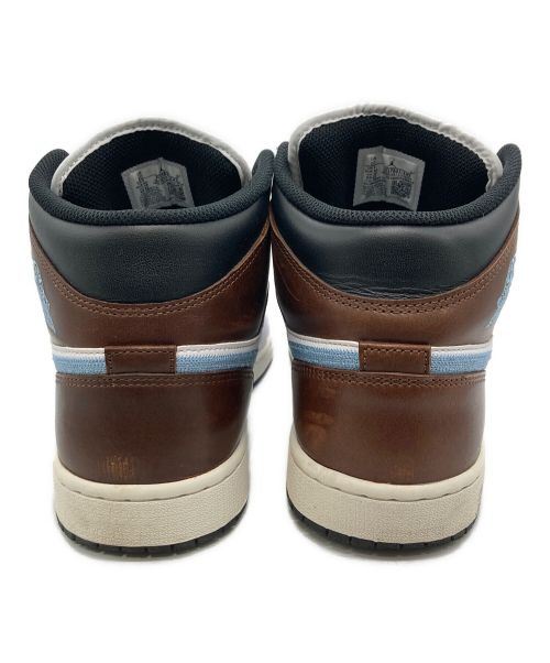 NIKE（ナイキ）NIKE (ナイキ) AIR JORDAN 1 MID ホワイト×ブラウン サイズ:28cmの古着・服飾アイテム