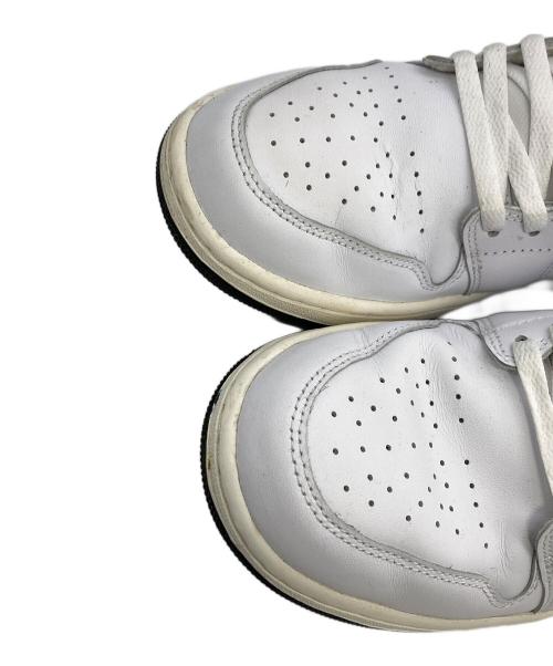 NIKE（ナイキ）NIKE (ナイキ) AIR JORDAN 1 MID ホワイト×ブラウン サイズ:28cmの古着・服飾アイテム