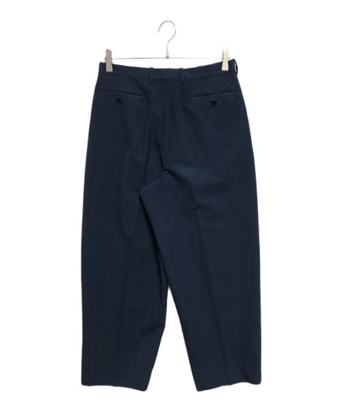 LAD MUSICIAN（ラッドミュージシャン）LAD MUSICIAN (ラッドミュージシャン) WOOL GABARDINE 2TUCK WIDE ネイビー サイズ:下記参照の古着・服飾アイテム