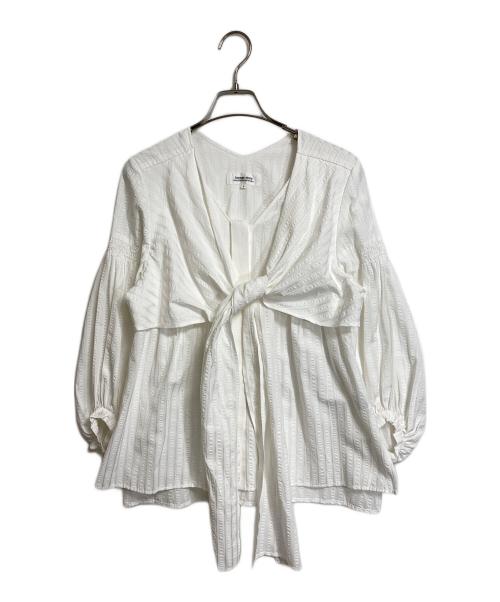 ARPEGE STORY（アルページュストーリー）ARPEGE STORY (アルページュストーリー) ボウタイブラウス　長袖ブラウス　セレモニー ホワイト サイズ:1の古着・服飾アイテム