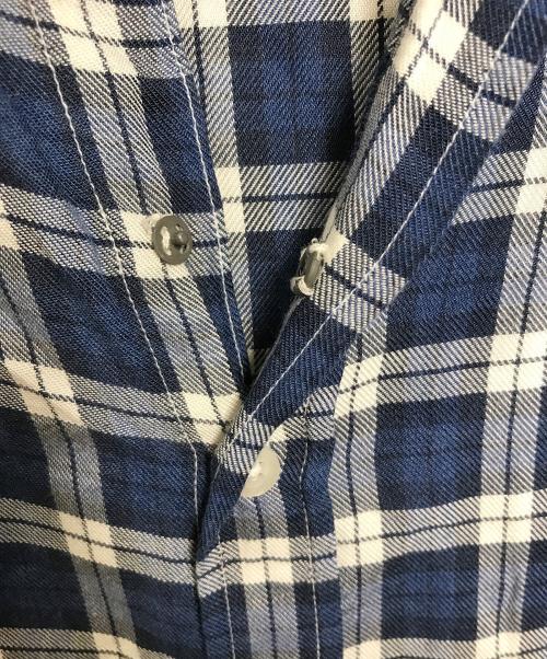 Frank&Eileen（フランクアンドアイリーン）Frank&Eileen (フランクアンドアイリーン) Eileenチェックシャツ　長袖シャツ ブルー サイズ:XSの古着・服飾アイテム