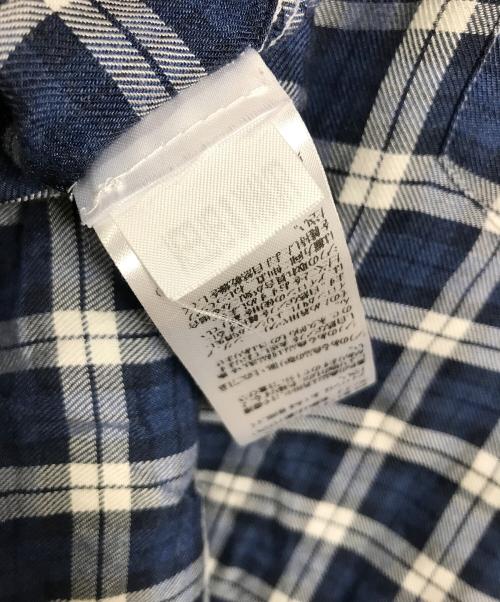Frank&Eileen（フランクアンドアイリーン）Frank&Eileen (フランクアンドアイリーン) Eileenチェックシャツ　長袖シャツ ブルー サイズ:XSの古着・服飾アイテム