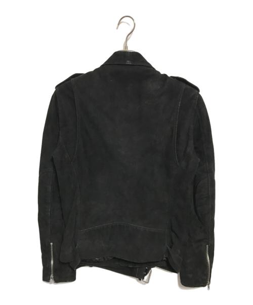 BLK DNM（ブラック デニム）BLK DNM (ブラック デニム) ダブルライダースジャケット ブラック サイズ:Mの古着・服飾アイテム