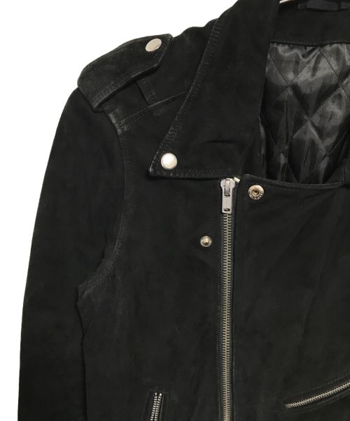 BLK DNM（ブラック デニム）BLK DNM (ブラック デニム) ダブルライダースジャケット ブラック サイズ:Mの古着・服飾アイテム
