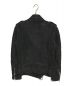 BLK DNM (ブラック デニム) ダブルライダースジャケット ブラック サイズ:M：15000円