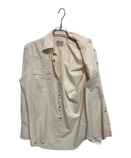 H BAR C（エイチバーシー）H BAR C (エイチバーシー) 50-60‘Sウエスタンシャツ アイボリー サイズ:L TAILの古着・服飾アイテム