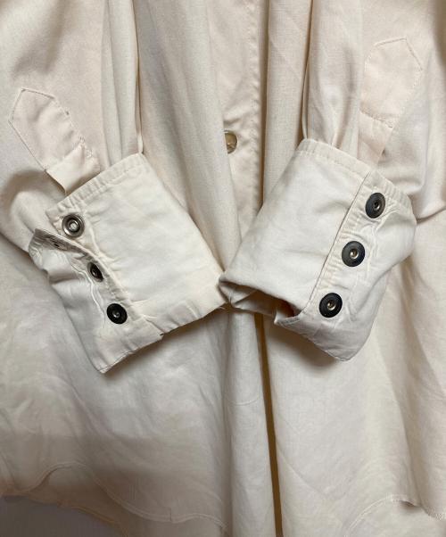 H BAR C（エイチバーシー）H BAR C (エイチバーシー) 50-60‘Sウエスタンシャツ アイボリー サイズ:L TAILの古着・服飾アイテム