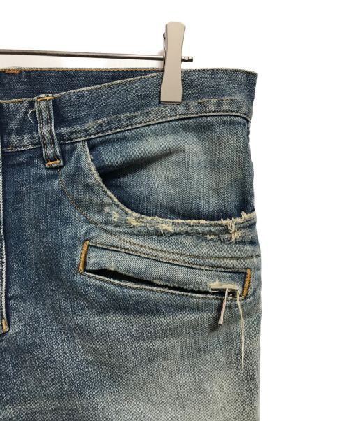 BALMAIN（バルマン）BALMAIN (バルマン) バイカーデニム インディゴ サイズ:SIZE 32の古着・服飾アイテム