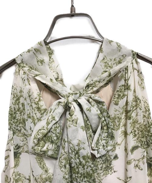 Estella.K（エステラケー）Estella.K (エステラケー) Positano Belted long Dress グリーン サイズ:FREEの古着・服飾アイテム