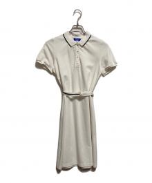 BLUE LABEL CRESTBRIDGE（ブルーレーベルクレストブリッジ）の古着「ポロシャツワンピース」｜ホワイト