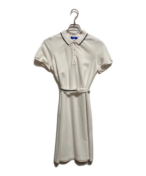 BLUE LABEL CRESTBRIDGE（ブルーレーベルクレストブリッジ）BLUE LABEL CRESTBRIDGE (ブルーレーベルクレストブリッジ) ポロシャツワンピース ホワイト サイズ:38の古着・服飾アイテム