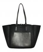 YAHKIヤーキ）の古着「メルトントートバッグ」｜ブラック