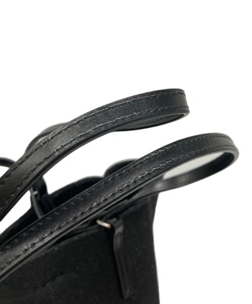 YAHKI（ヤーキ）YAHKI (ヤーキ) メルトントートバッグ ブラックの古着・服飾アイテム