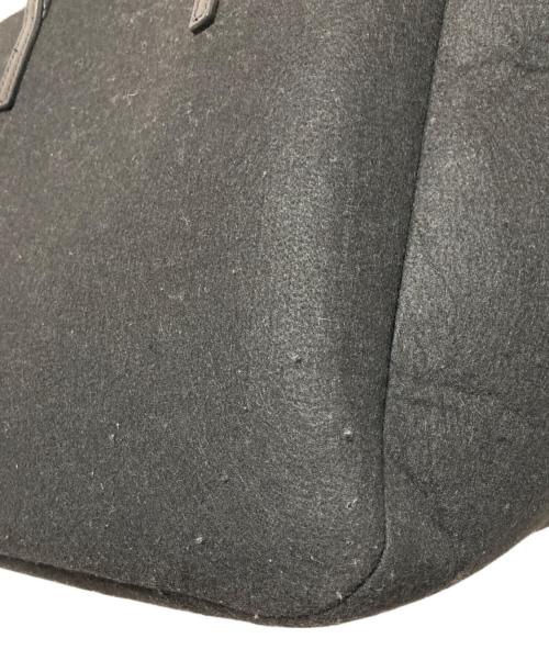 YAHKI（ヤーキ）YAHKI (ヤーキ) メルトントートバッグ ブラックの古着・服飾アイテム