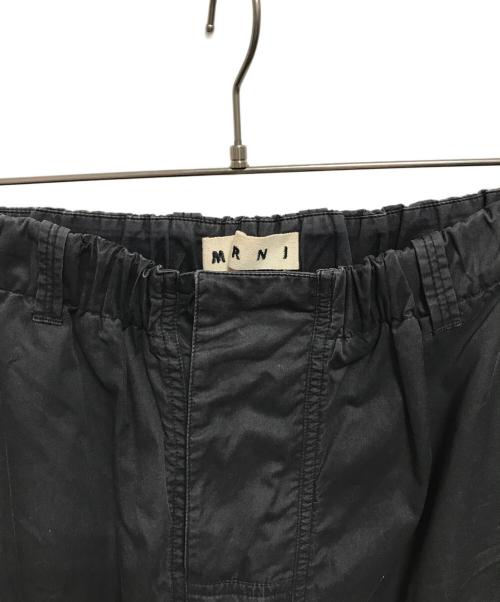 MARNI（マルニ）MARNI (マルニ) ボタンフライコットンパンツ ブラック サイズ:44の古着・服飾アイテム