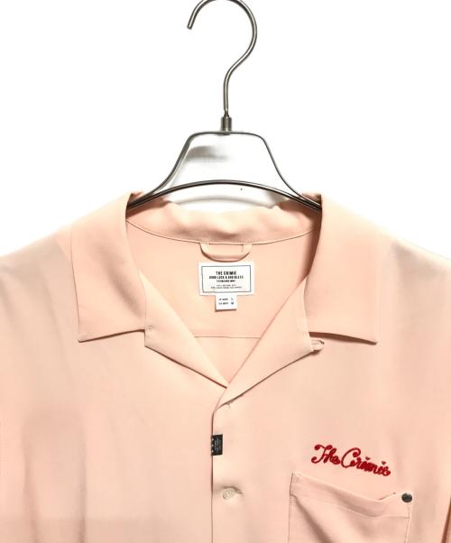 THE CRIMIE（ザ クライミー）THE CRIMIE (ザ クライミー) オープンカラーシャツ ピンク サイズ:Lの古着・服飾アイテム