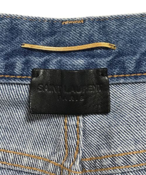 Saint Laurent Paris（サンローランパリ）Saint Laurent Paris (サンローランパリ) 加工デニムパンツ インディゴ サイズ:SIZE 26の古着・服飾アイテム