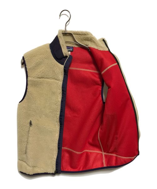 Patagonia（パタゴニア）Patagonia (パタゴニア) クラシック レトロX フリース ベスト ベージュ×パープル サイズ:Sの古着・服飾アイテム