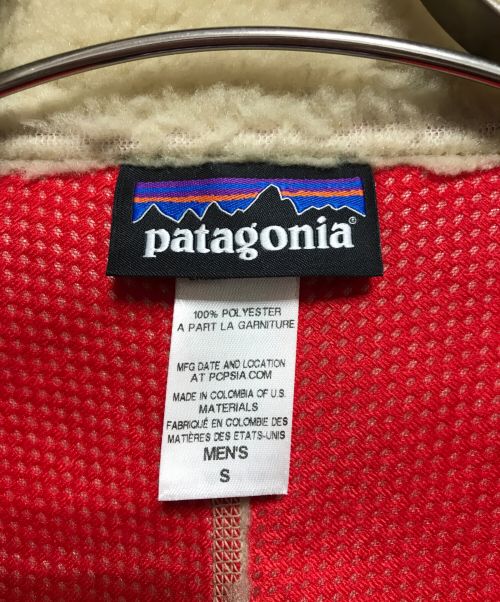 Patagonia（パタゴニア）Patagonia (パタゴニア) クラシック レトロX フリース ベスト ベージュ×パープル サイズ:Sの古着・服飾アイテム