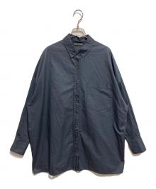 mizuiro-ind（ミズイロインド）の古着「ワイドシャツ」｜グレー