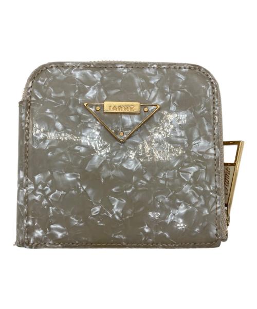 IANNE（イアンヌ）IANNE (イアンヌ) 2つ折り財布 ベージュの古着・服飾アイテム