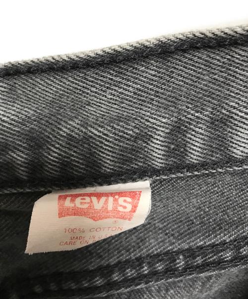 LEVI'S（リーバイス）LEVI'S (リーバイス) ブラックデニムパンツ ブラック サイズ:SIZE 9の古着・服飾アイテム