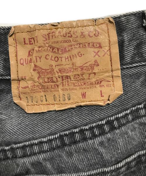 LEVI'S（リーバイス）LEVI'S (リーバイス) ブラックデニムパンツ ブラック サイズ:SIZE 9の古着・服飾アイテム