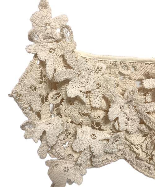 MARGE（マージ）MARGE (マージ) Floral Lace Cropped Bustier ベージュ サイズ:FREEの古着・服飾アイテム