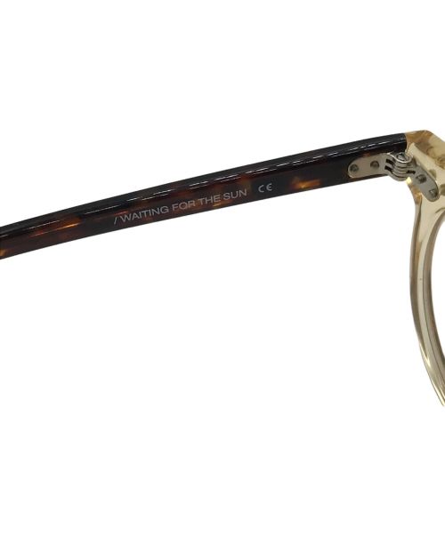 / WAITING FOR THE SUN（ウェイティング フォー ザ サン）/ WAITING FOR THE SUN (ウェイティング フォー ザ サン) サングラス ブラウン サイズ:46□21-145の古着・服飾アイテム
