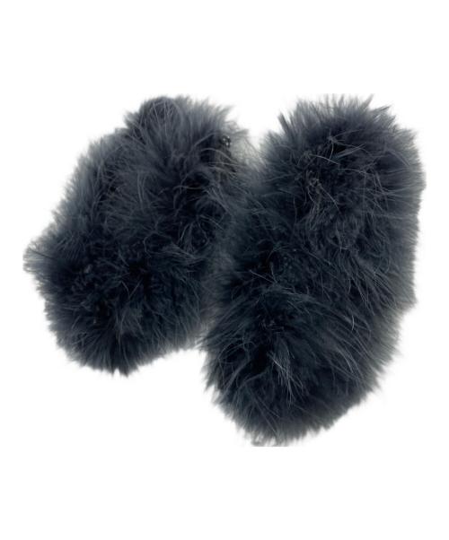 Mystrada（マイストラーダ）Mystrada (マイストラーダ) フェザーショルダーニット グレー サイズ:38の古着・服飾アイテム