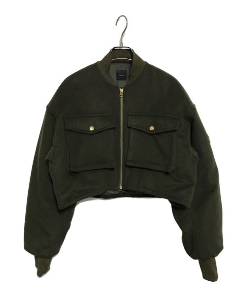 Spick and Span（スピック＆スパン）Spick and Span (スピックアンドスパン) ボリュームスリーブMA-1 グリーン サイズ:不明の古着・服飾アイテム